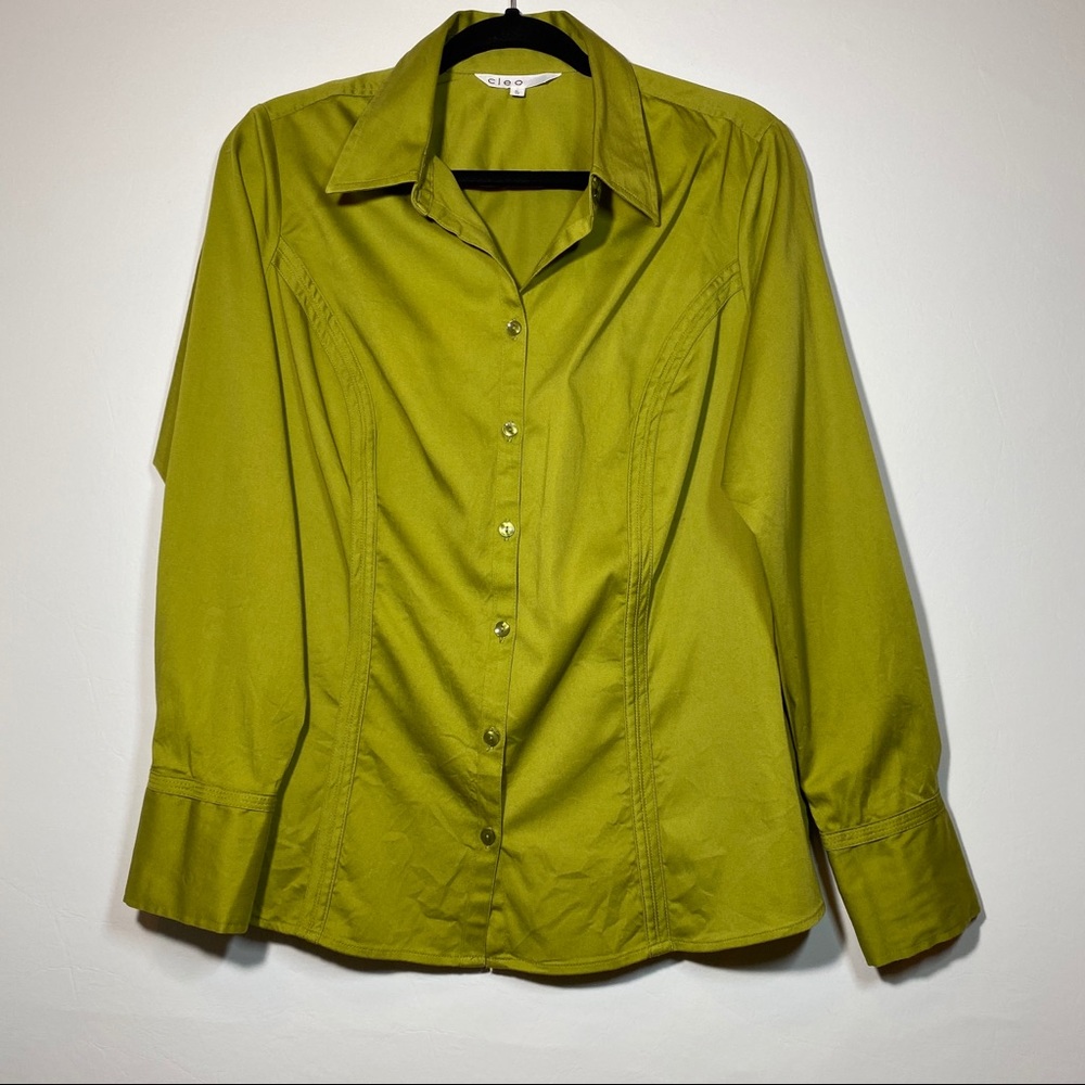 Cleo button down long sleeve shirt